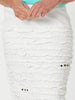 Charlie Stitched Detail Skirt - White