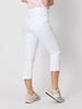 Miracle High Rise Cropped Jean - White