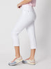 Miracle High Rise Cropped Jean - White