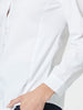 Emma Rib Detail Shirt - White