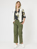 Hudson High Rise Wide Leg Jean - Khaki