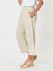 Lara Linen Wide Leg Pant - Natural