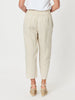 Lara Linen Wide Leg Pant - Natural