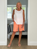 Jordan Linen Short - Mandarine