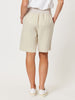 Jersey Waist Linen Short - Natural