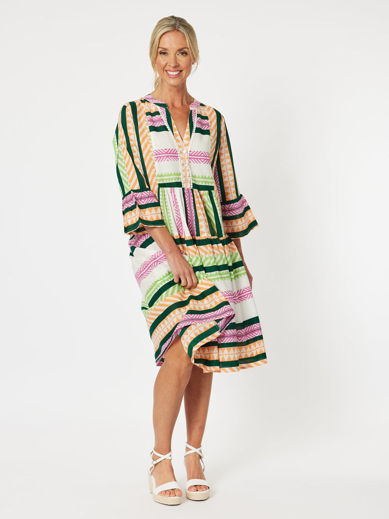 Carla Print Dress - Multi