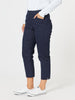 Spot Slim Leg Pant - Navy/White