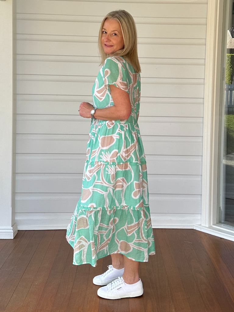 Noosa Beach Dress-Mint