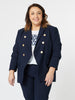 Lauren Double Breasted Blazer - Navy